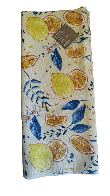 Chemin de table motif citrons