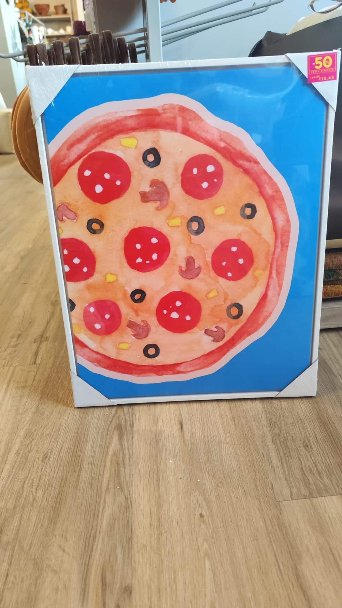 Tableau motifs pizza