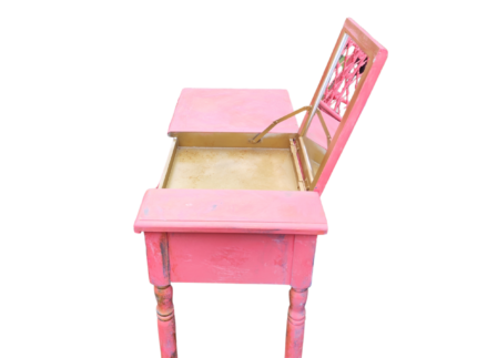 Fauteuil Paon Rose + console en Location – Image 4