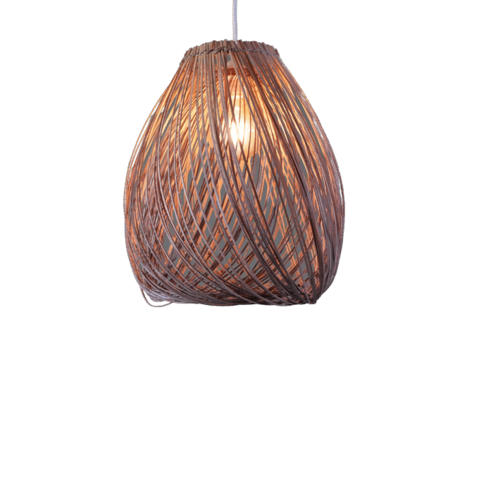 Suspension Luminaire "Eclosion" – Modèle en Fibres Naturelles | Opalme | La Réunion