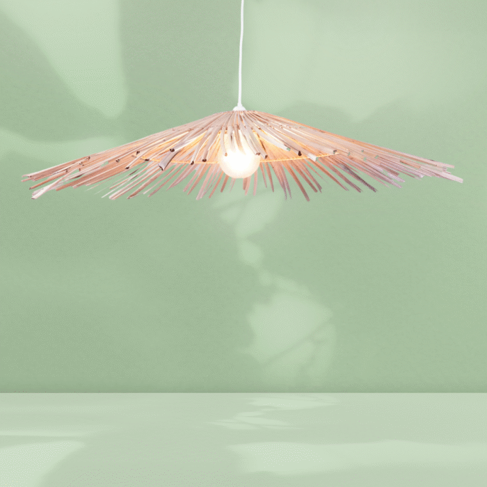 Suspension Luminaire Fibres Naturelles – Modèle "Parasol Coco" | Opalme | La Réunion 5