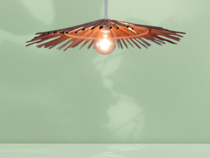 Suspension Luminaire Fibres Naturelles – Modèle "Parasol Coco" | Opalme | La Réunion m 1