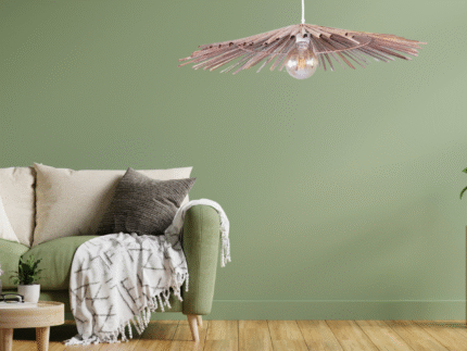 Suspension Luminaire Fibres Naturelles – Modèle "Parasol Coco" | Opalme | La Réunion m