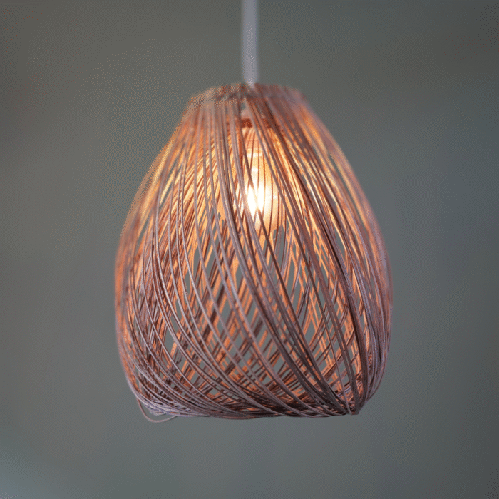 Suspension Luminaire "Eclosion" – Modèle en Fibres Naturelles | Opalme | La Réunion 1 Suspension Luminaire "Eclosion" – Modèle en Fibres Naturelles | Opalme | La Réunion