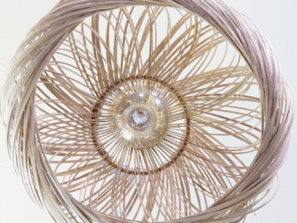 Suspension Luminaire "Eclosion" – Modèle en Fibres Naturelles | Opalme | La Réunion – Image 10