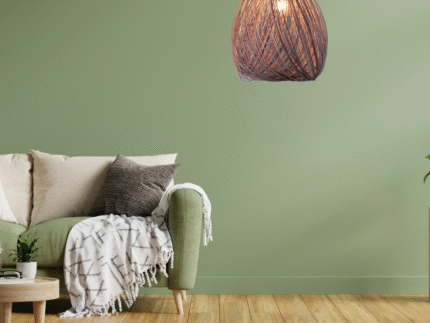 Suspension Luminaire "Eclosion" – Modèle en Fibres Naturelles | Opalme | La Réunion – Image 6