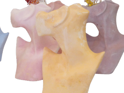 Vase décoratif buste support florale