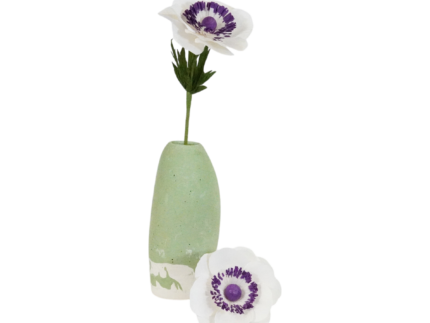 🌼 Fleur d'Anémone en Papier Crépon haut de gamme - Création artisanale – Image 2