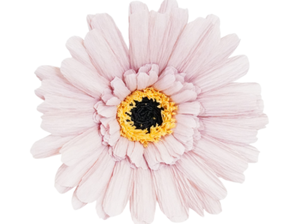Fleur de Gerbera en papier crépon haut de gamme – Création artisanale – Image 2