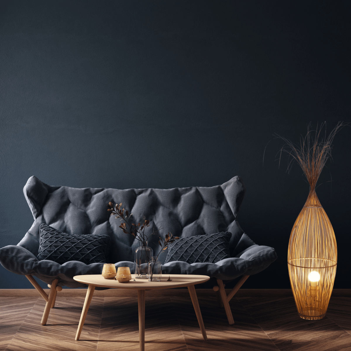 Lampe à Poser Arche Latanier – Modèle en Fibres Naturelles Opalme La Réunion 1