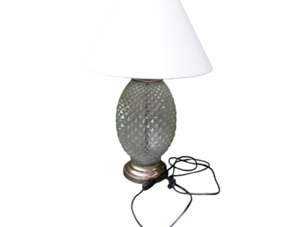 Location Lampe ananas tropicale – Déco verre doré | La Réunion – Image 2