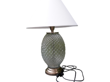 Location Lampe ananas tropicale – Déco verre doré | La Réunion – Image 3