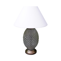 Lampe ananas en verre