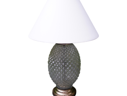 Lampe ananas en verre