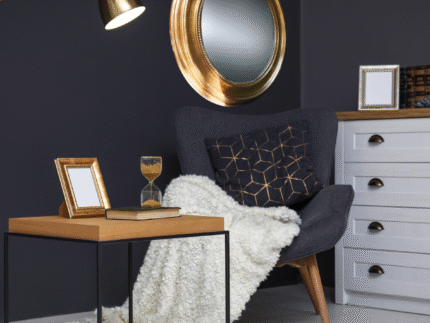 Location Miroir doré moulure rond – Décor mariage pro | La Réunion – Image 3