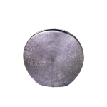 Location Vase décoratif argenté ovale – Déco événementielle La Réunion