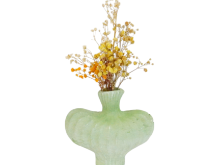 Petit vase meringué artisanal en plâtre | Déco Florale – Image 12