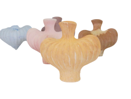 Petit vase meringué artisanal en plâtre | Déco Florale – Image 18