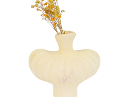 Petit vase meringué artisanal en plâtre | Déco Florale – Image 8