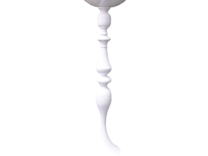 Support florale blanc
