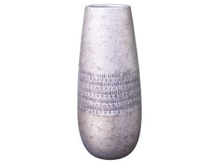 Location Vase décoratif argenté – Accessoire événementiel | La Réunion