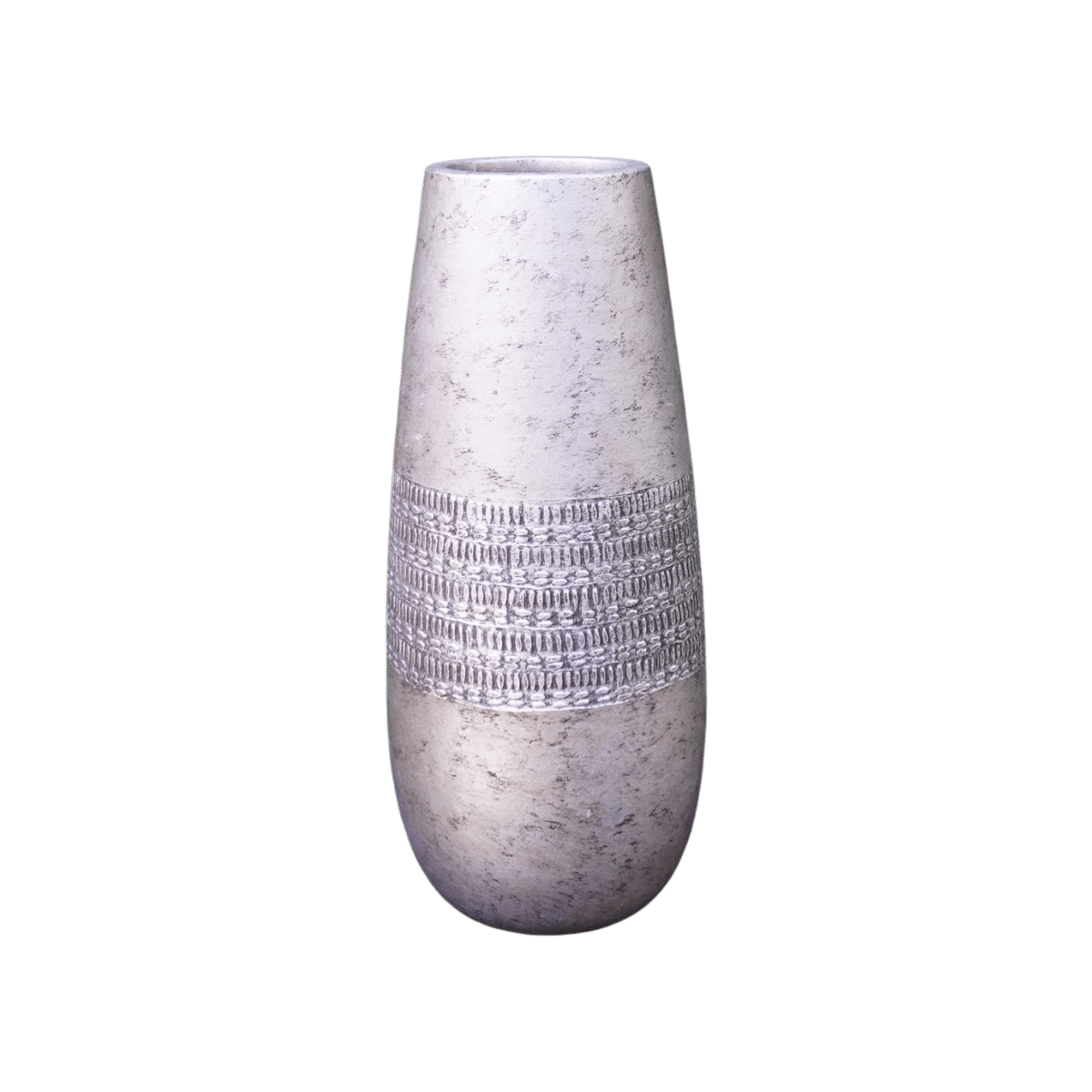 Location Vase décoratif argenté – Accessoire événementiel | La Réunion