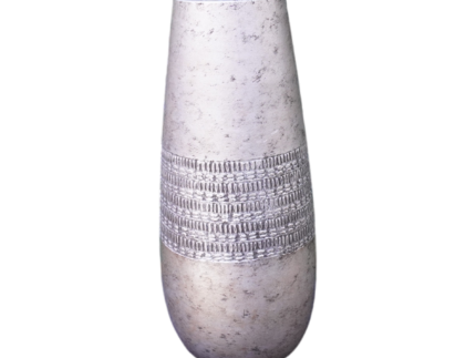 Location Vase décoratif argenté – Accessoire événementiel | La Réunion – Image 3