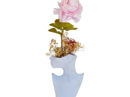 Vase décoratif buste support floral – Image 12
