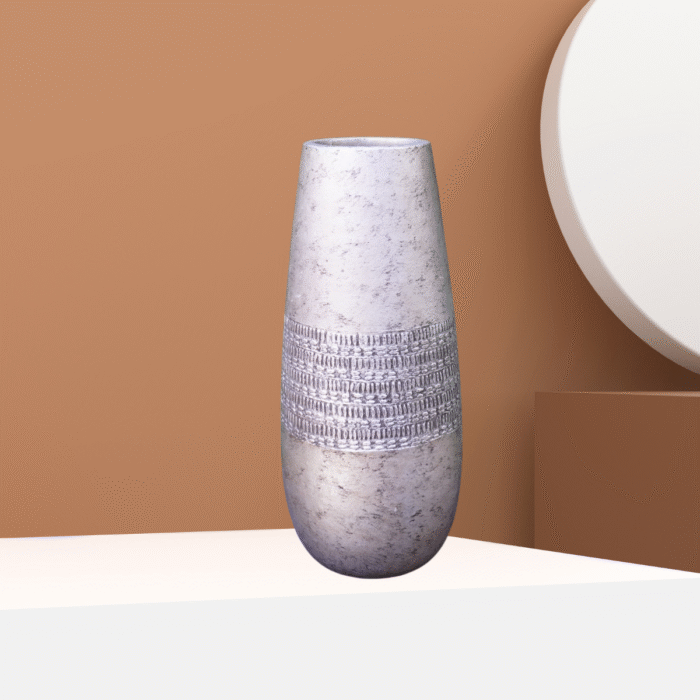 Location Vase décoratif argenté – Accessoire événementiel | La Réunion 4