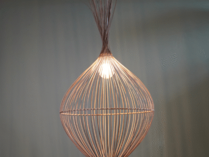Suspension Luminaire "La Goutte" – Modèle en Fibres Naturelles | Opalme | La Réunion 6