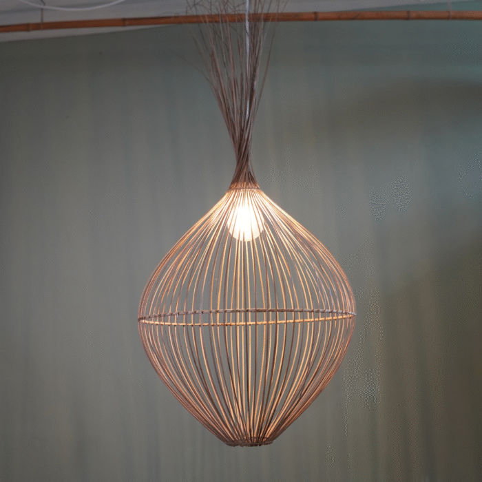 Suspension Luminaire "La Goutte" – Modèle en Fibres Naturelles | Opalme | La Réunion 6