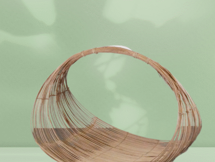 Corbeille Elipse – Panier en Fibres Naturelles | Opalme | La Réunion 4
