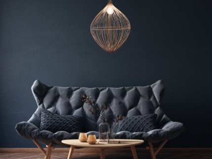 Suspension Luminaire "La Goutte" – Modèle en Fibres Naturelles | Opalme | La Réunion 4