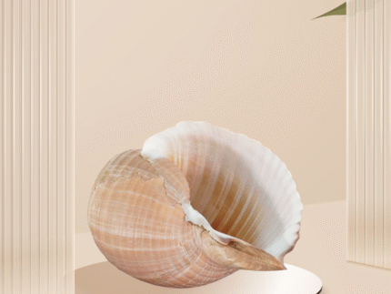 Location Coquillage Spirale Dorée - Décoration Événement 3