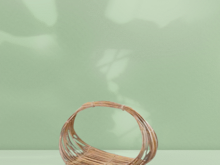 Corbeille Elipse – Panier en Fibres Naturelles | Opalme | La Réunion 1