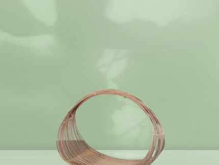 Corbeille Elipse – Panier en Fibres Naturelles | Opalme | La Réunion 2