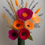Bouquet de 6 Fleurs Personnalisé – Cadeau Durable & Écoresponsable | Murmure des Pétales | La Réunion