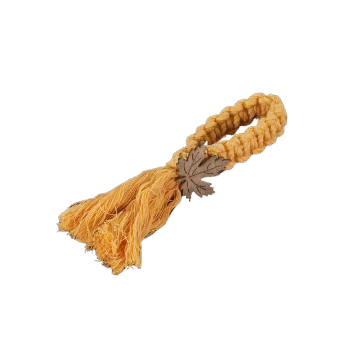 rond de serviette macramé artisanaux en coton, couleurs moutarde, parme et gris, décoration de table bohème fabriquée à La Réunion par La Fée Flores