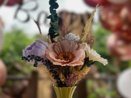 Bouquet Personnalisé 5 Fleurs – Cadeau Poétique et Durable | Murmure des Pétales – Image 2