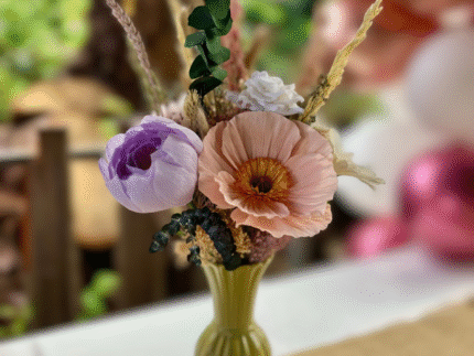 Bouquet Personnalisé 5 Fleurs – Cadeau Poétique et Durable | Murmure des Pétales – Image 4