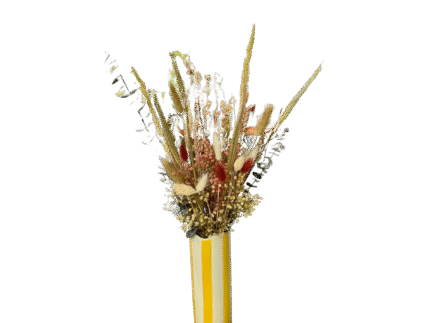 Bouquet Personnalisé 3 Fleurs en Papier Crépon & Fleurs Séchées – Murmure des Pétales | La Réunion – Image 9