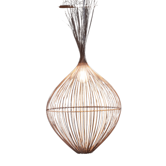 Suspension Luminaire "La Goutte" – Modèle en Fibres Naturelles | Opalme | La Réunion Suspension Luminaire "La Goutte" – Modèle en Fibres Naturelles | Opalme | La Réunion