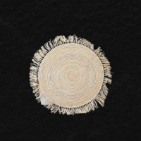 Location Set de Table Raphia Frangé La Réunion – Élégance Bohème Authentique