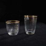 location Verres dorés design raffiné pour vos événements à La Réunion. Service de location Tranche Papaye