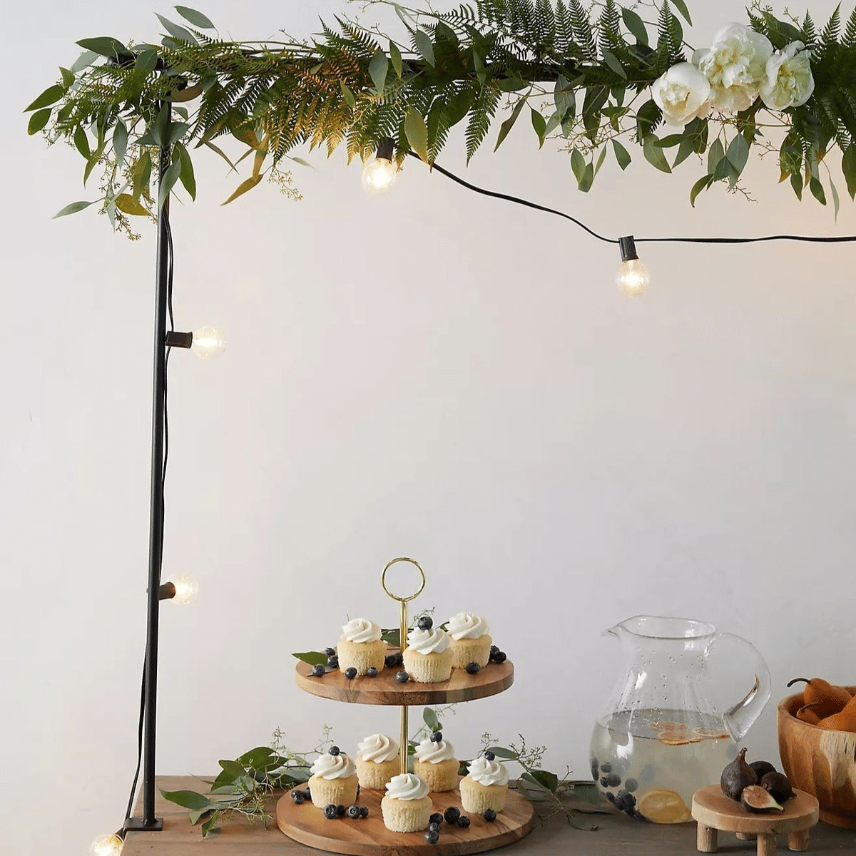 Barre à suspendre réglable pour guirlandes et fleurs