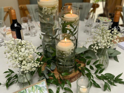 Lot de 10 vases cylindriques location – Décoration élégante pour événements – Image 6