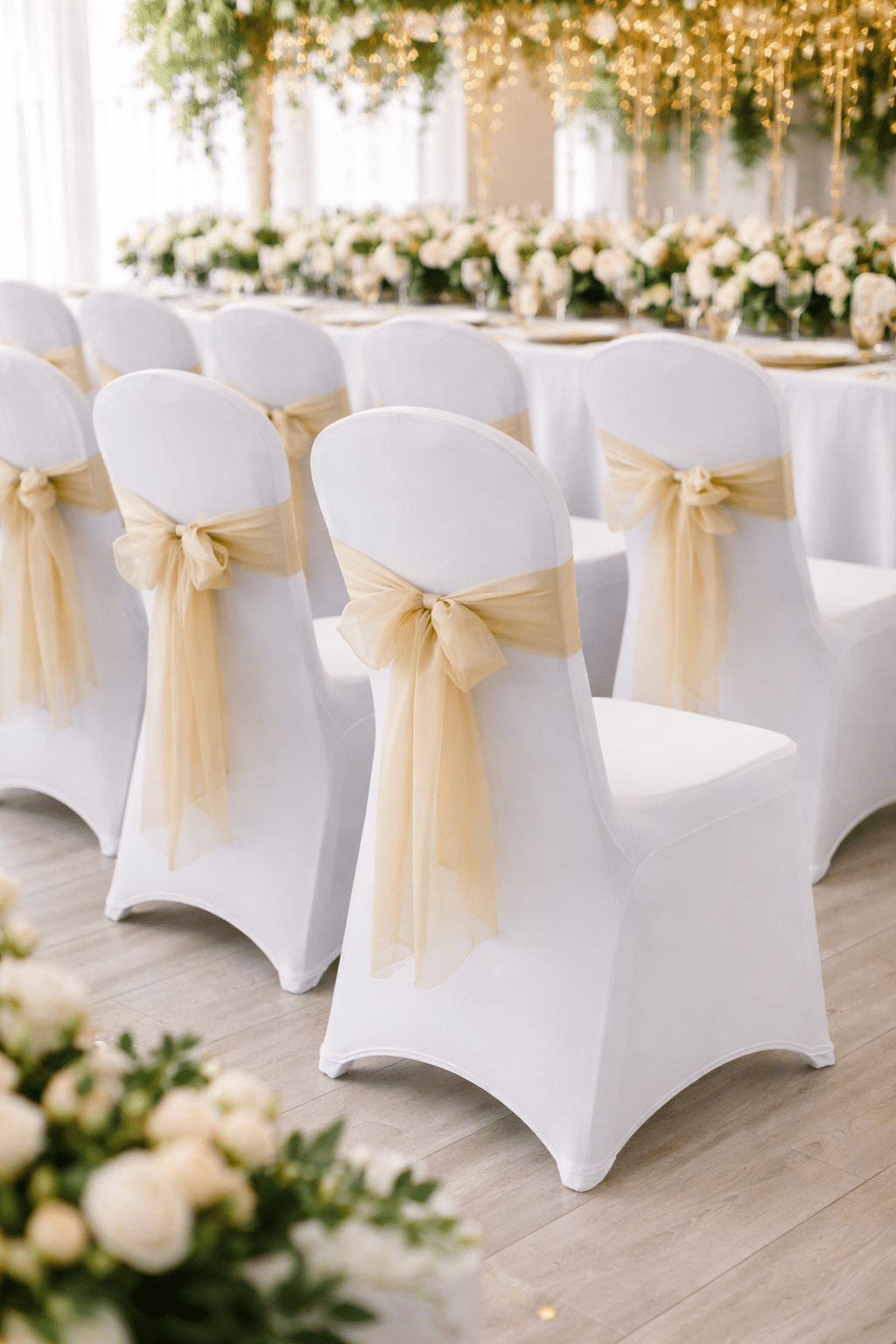 Location housse de chaise blanche | Mariage & Événement La Réunion