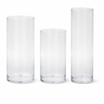 location lot vases cylindriques La Réunion centre de table mariage